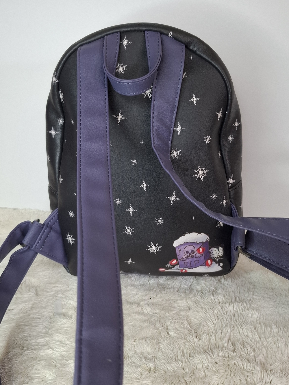 Black Mini Backpack - Picture 6 of 10